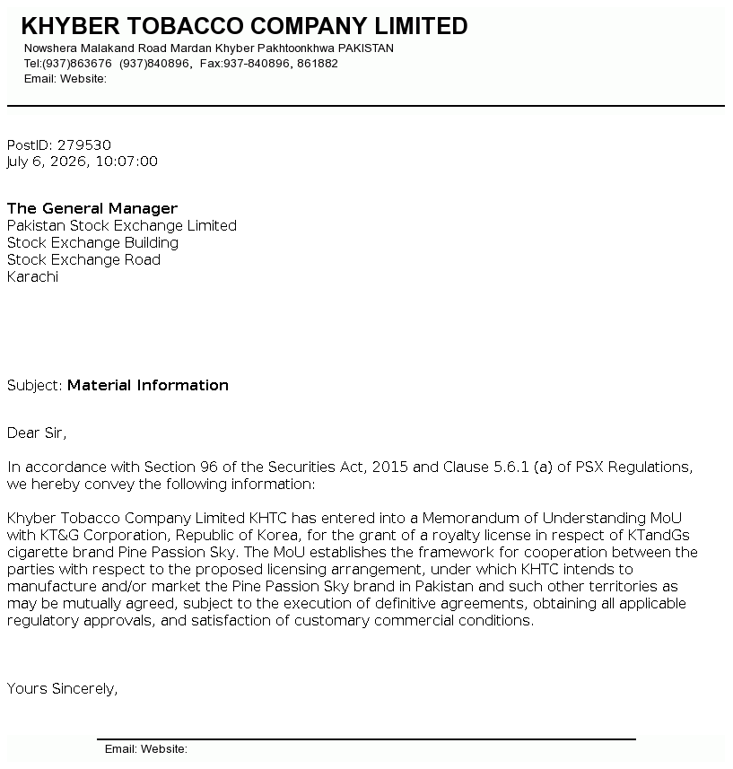 khyber tobacco company limited khybertobacco #tobaccoleaders #dubaievent #wt24 #ktc #reimagnedhorizons GOLD STREET INTERNATIONAL KTC-Khyber